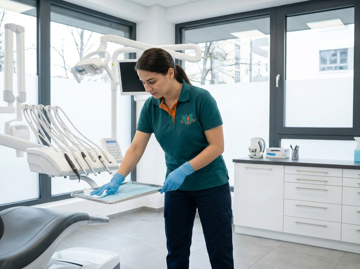 Reinigung einer Zahnarztpraxis durch Pinti Clean